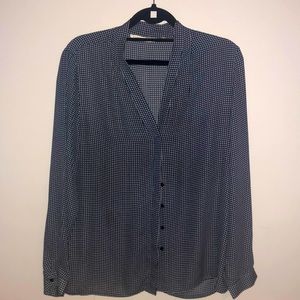 Violet and Claire blue blouse